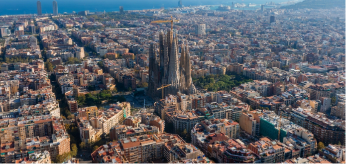 THE SPANISH CITY OF BARCELONA